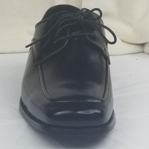 Stacy Adams Mens Black Lace Up Moc Toe Dress Shoes main image 5